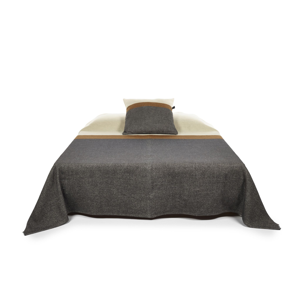 nash linen wool coverlet blanket by libeco on adorn.house