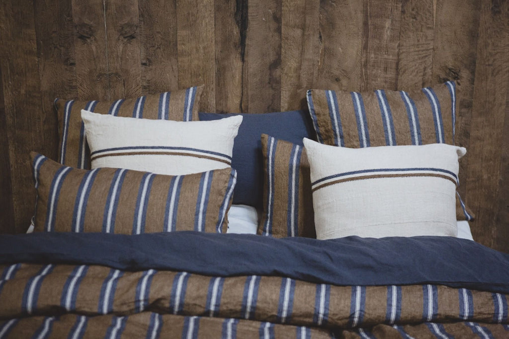 salem pillow case & sham by libeco Belgian linen on adorn.house