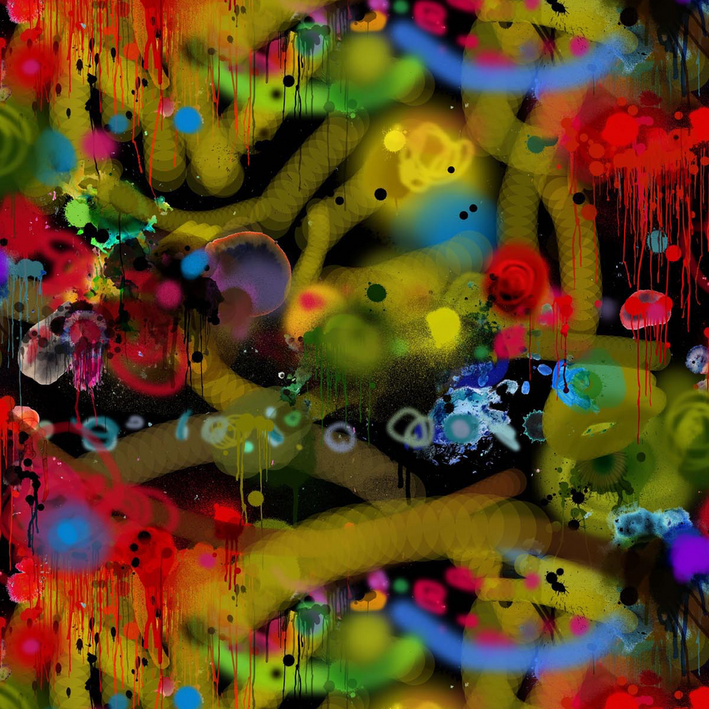 graffiti all over wallpaper by timorous beasties on adorn.house