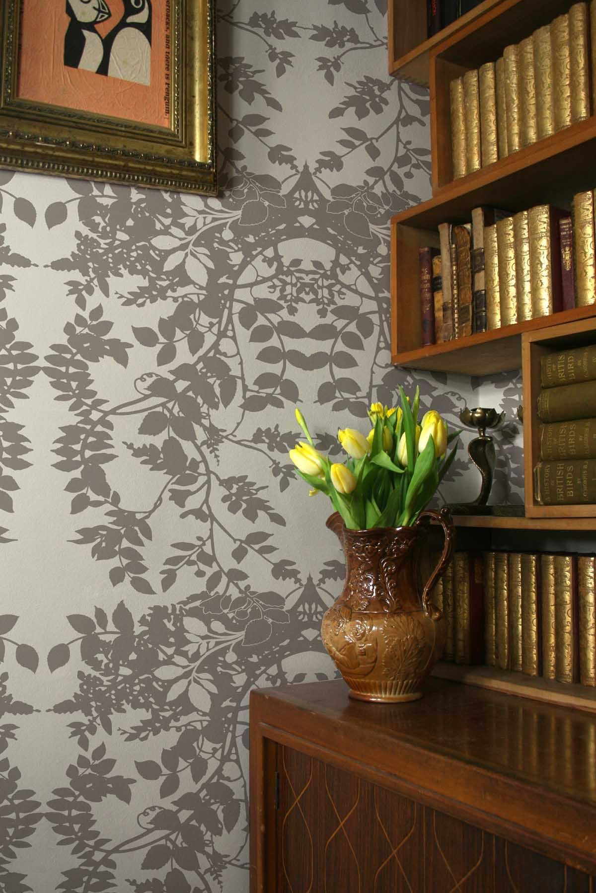 superwide leaf wallpaper by timorous beasties on adorn.house