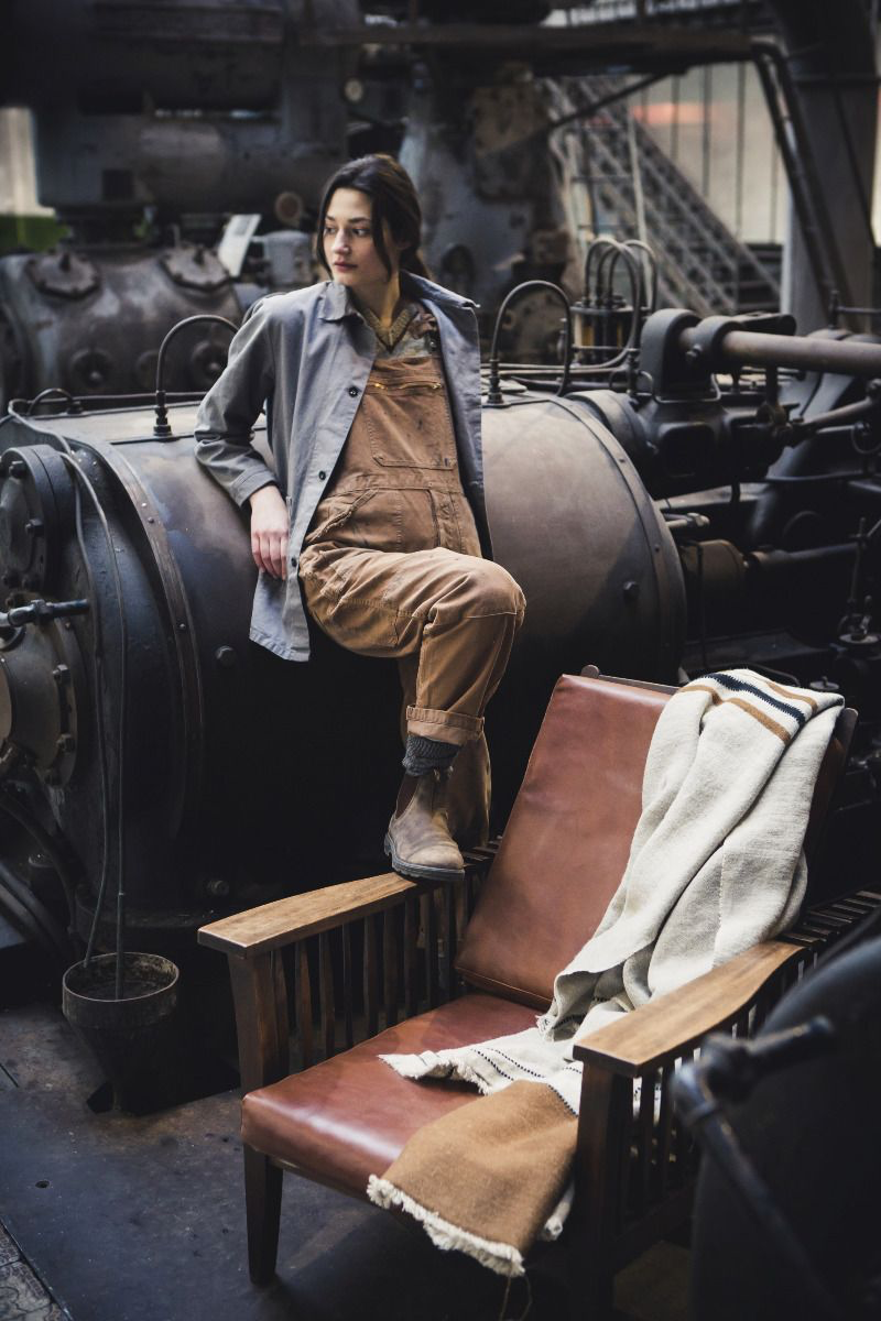 foundry throw blanket linen wool by libeco on adorn.house