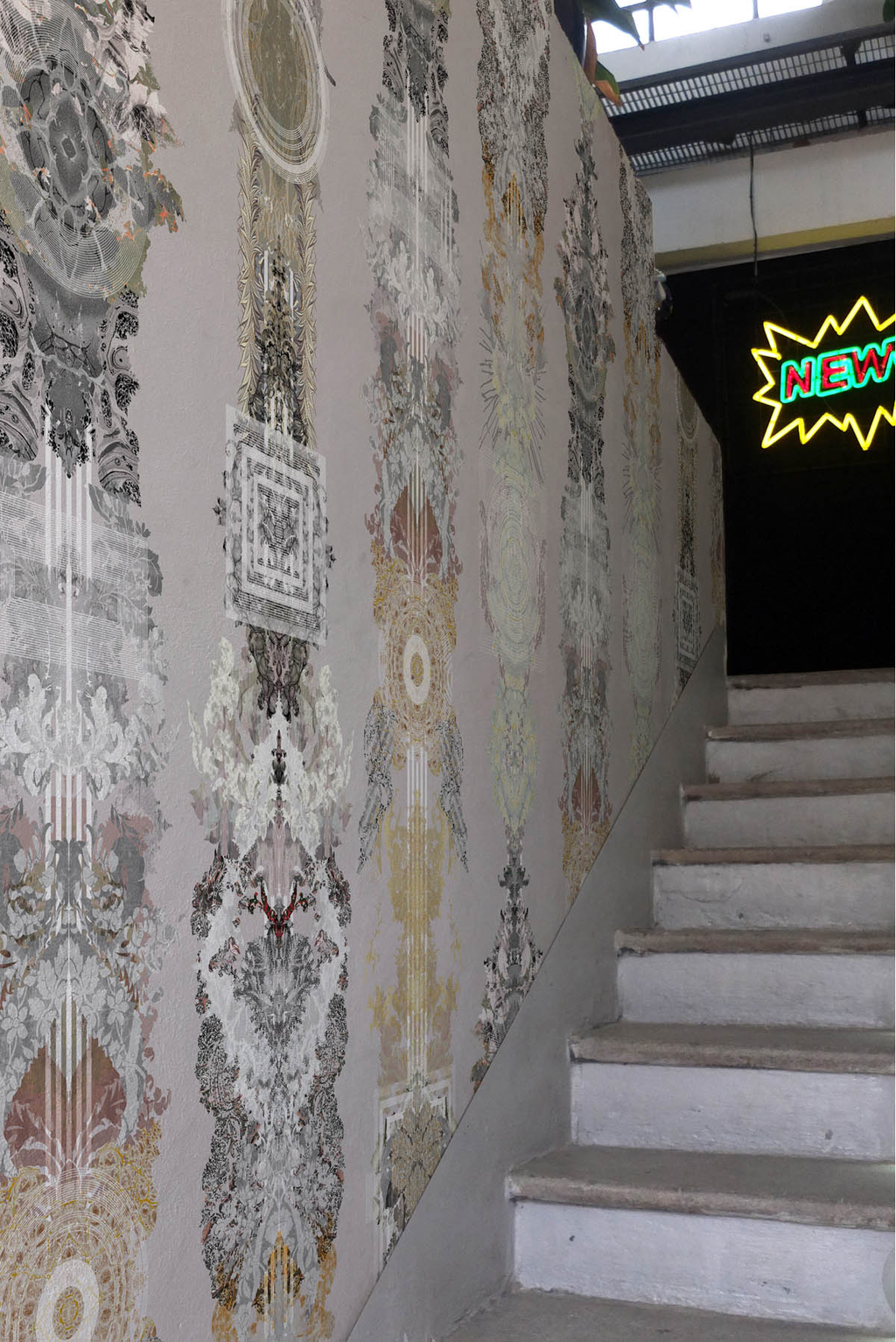 totem damask wallpaper by timorous beasties on adorn.house