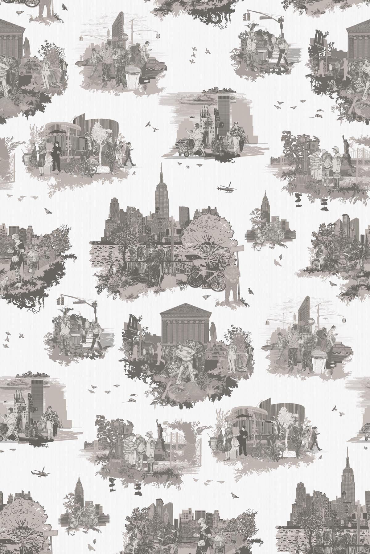 new york toile  wallpaper by timorous beasties on adorn.house