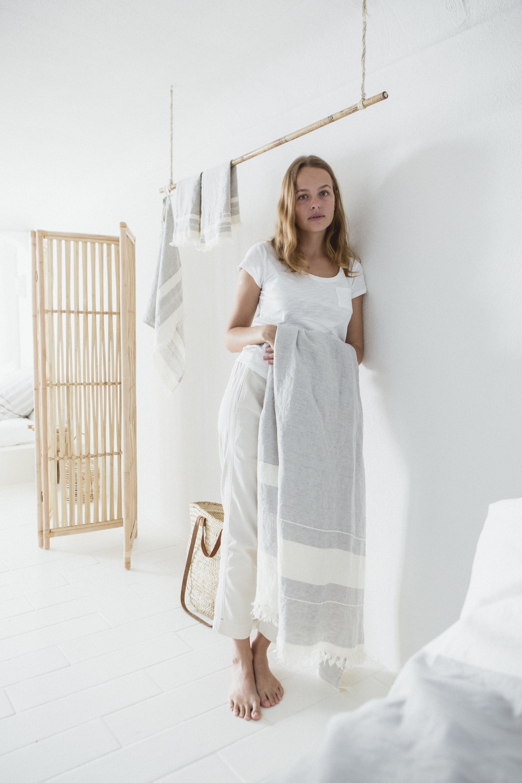 the belgian linen towel small fouta by libeco on adorn.house