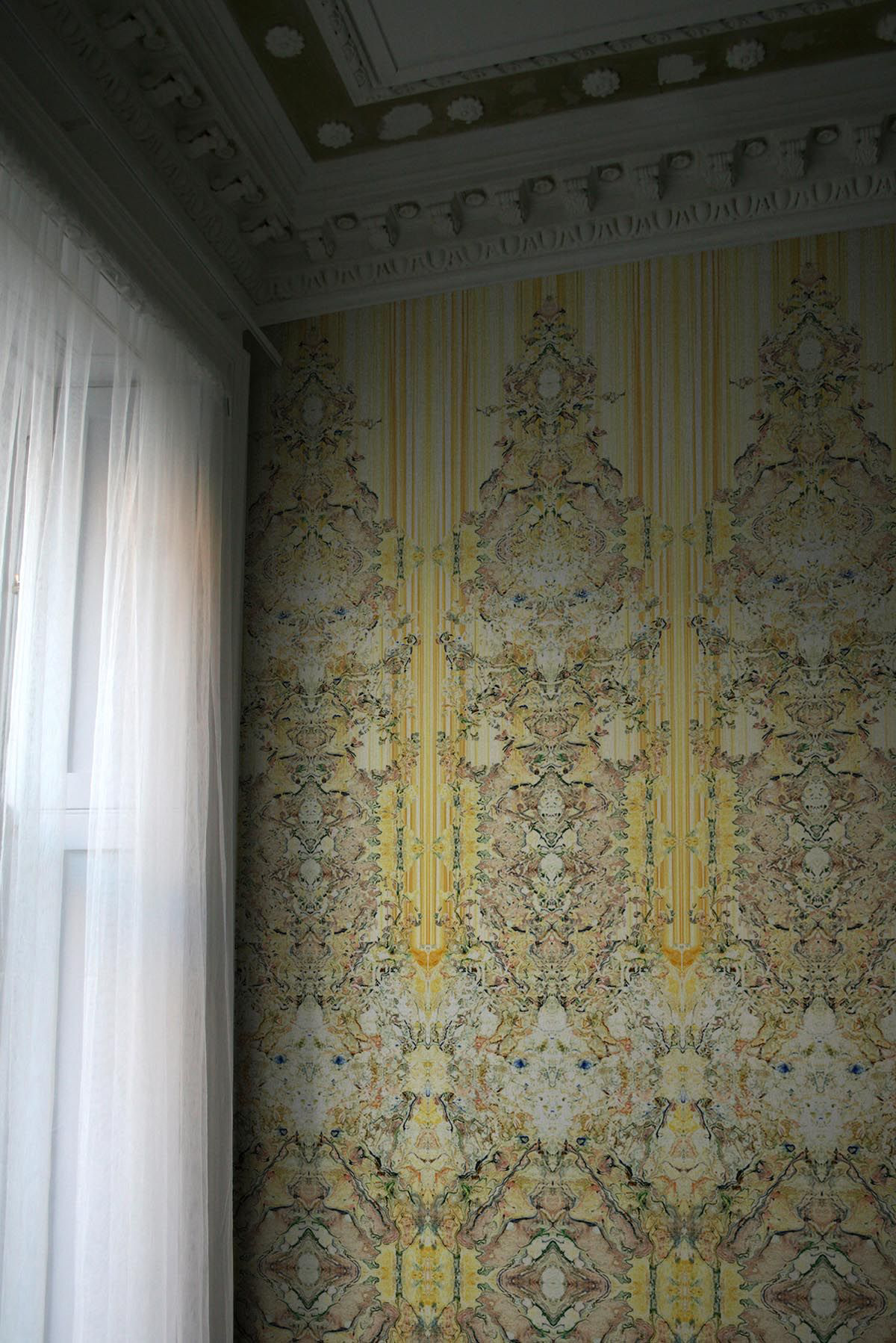 marble damask wallpaper panel by timorous beasties on adorn.house
