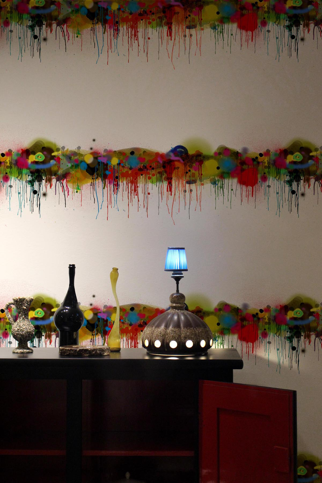 graffiti horizon wallpaper by timorous beasties on adorn.house