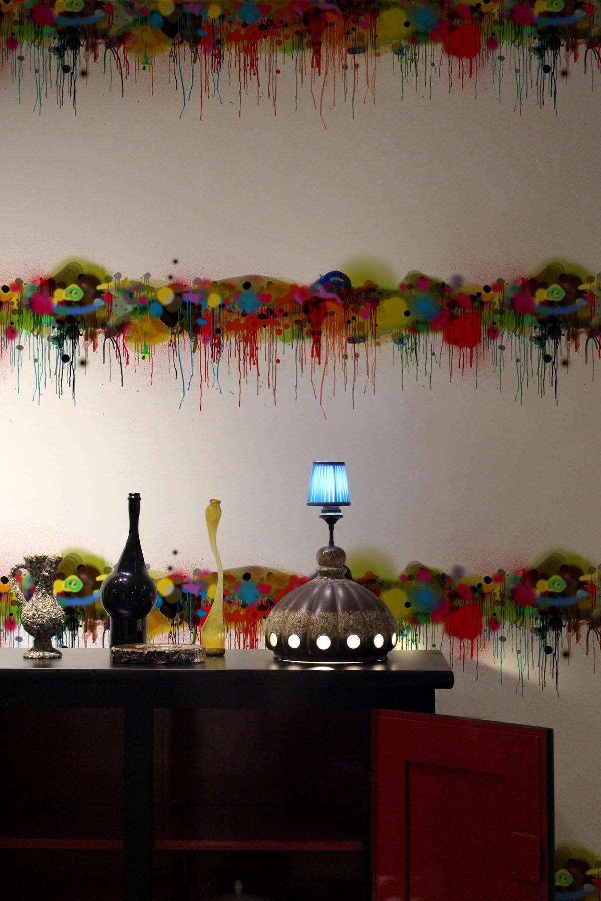 graffiti horizon wallpaper by timorous beasties on adorn.house