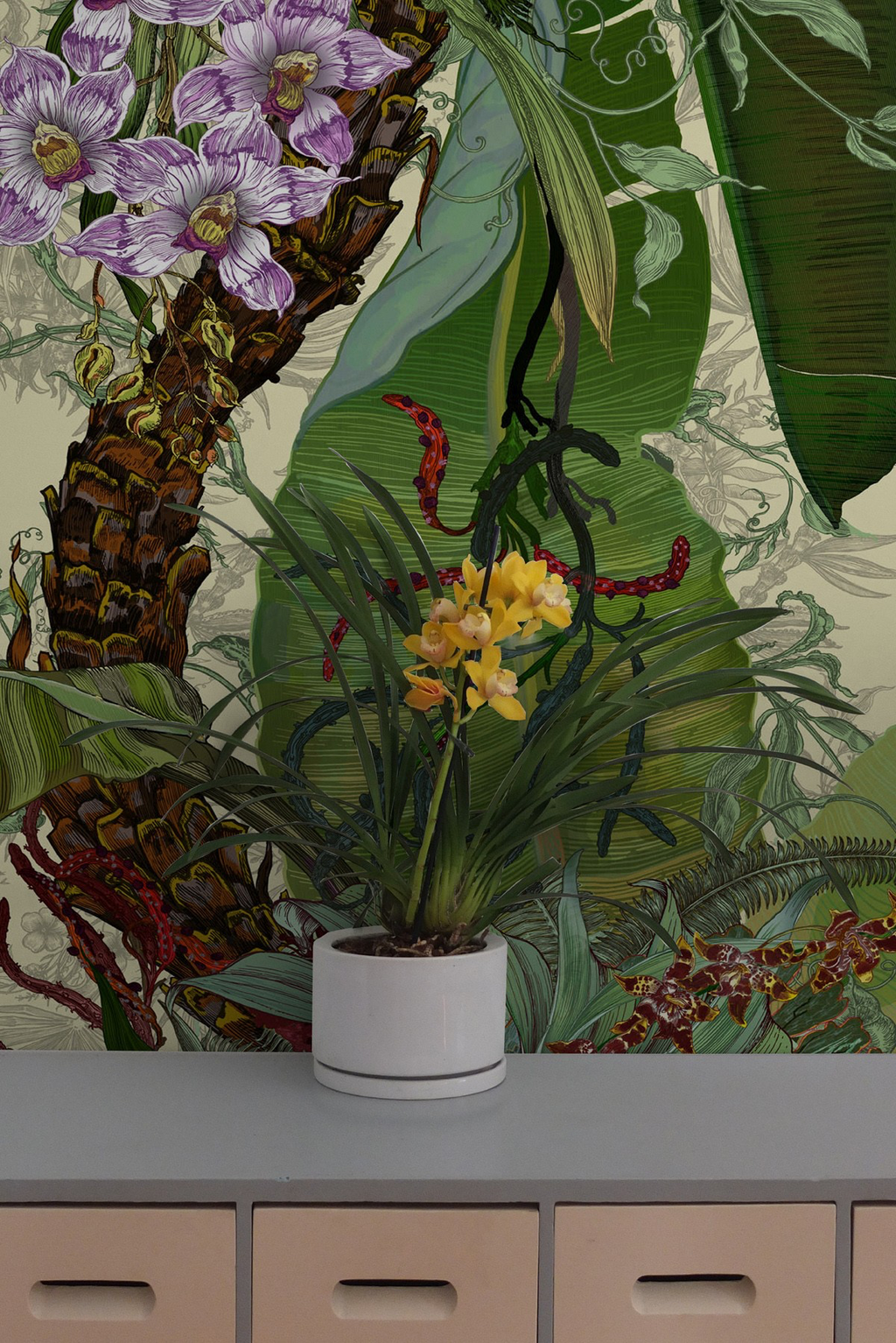 tropical tropical superwide wallpaper by timorous beasties on adorn.house