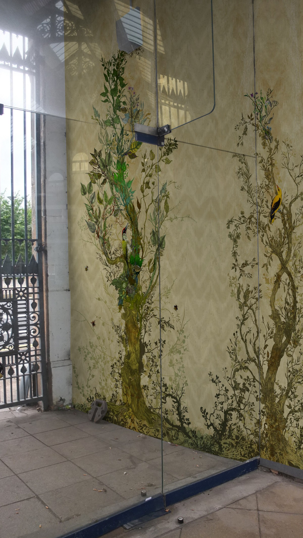 winchester wallpaper panels by timorous beasties on adorn.house