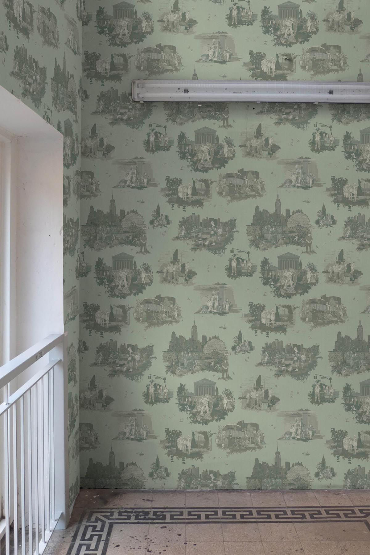 new york toile  wallpaper by timorous beasties on adorn.house