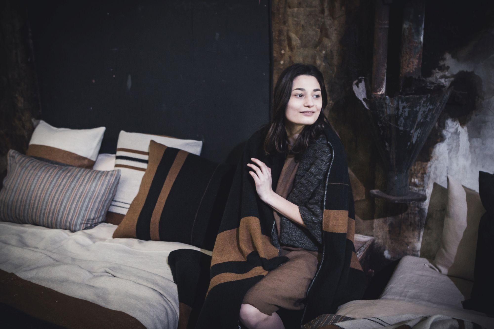 oscar throw, libeco, blanket | throw, - adorn.house