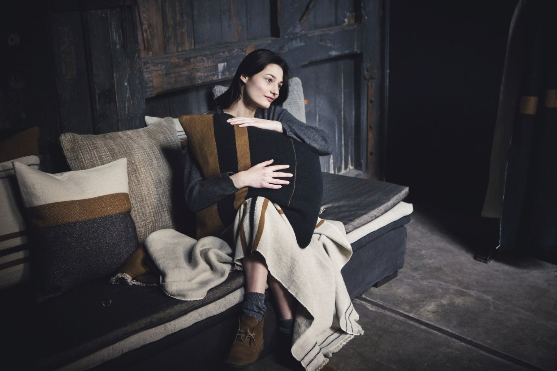 oscar pillow cover, libeco, accessories | pillows and cushions, - adorn.house