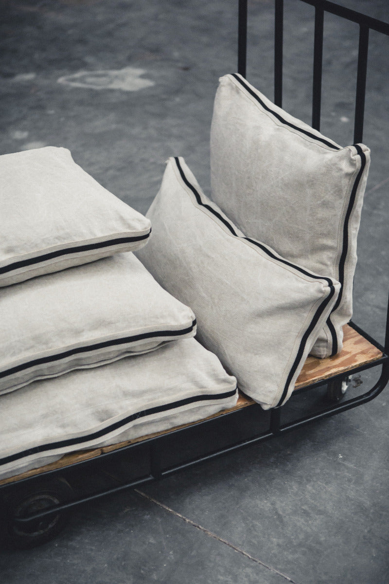 james pillow cover case and sham belgian linen by libeco on adorn.house