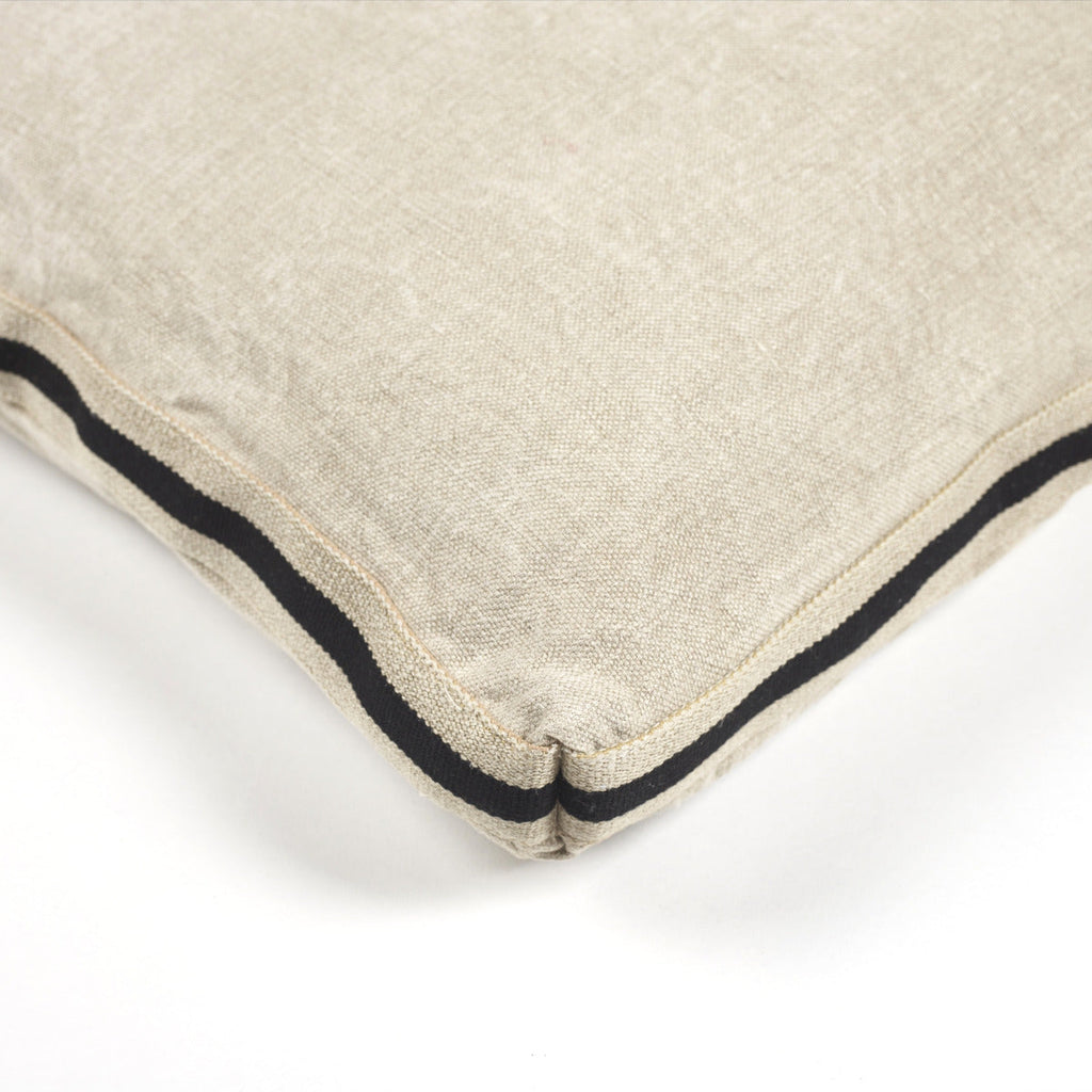 james floor cushion belgian linen by libeco on adorn.house