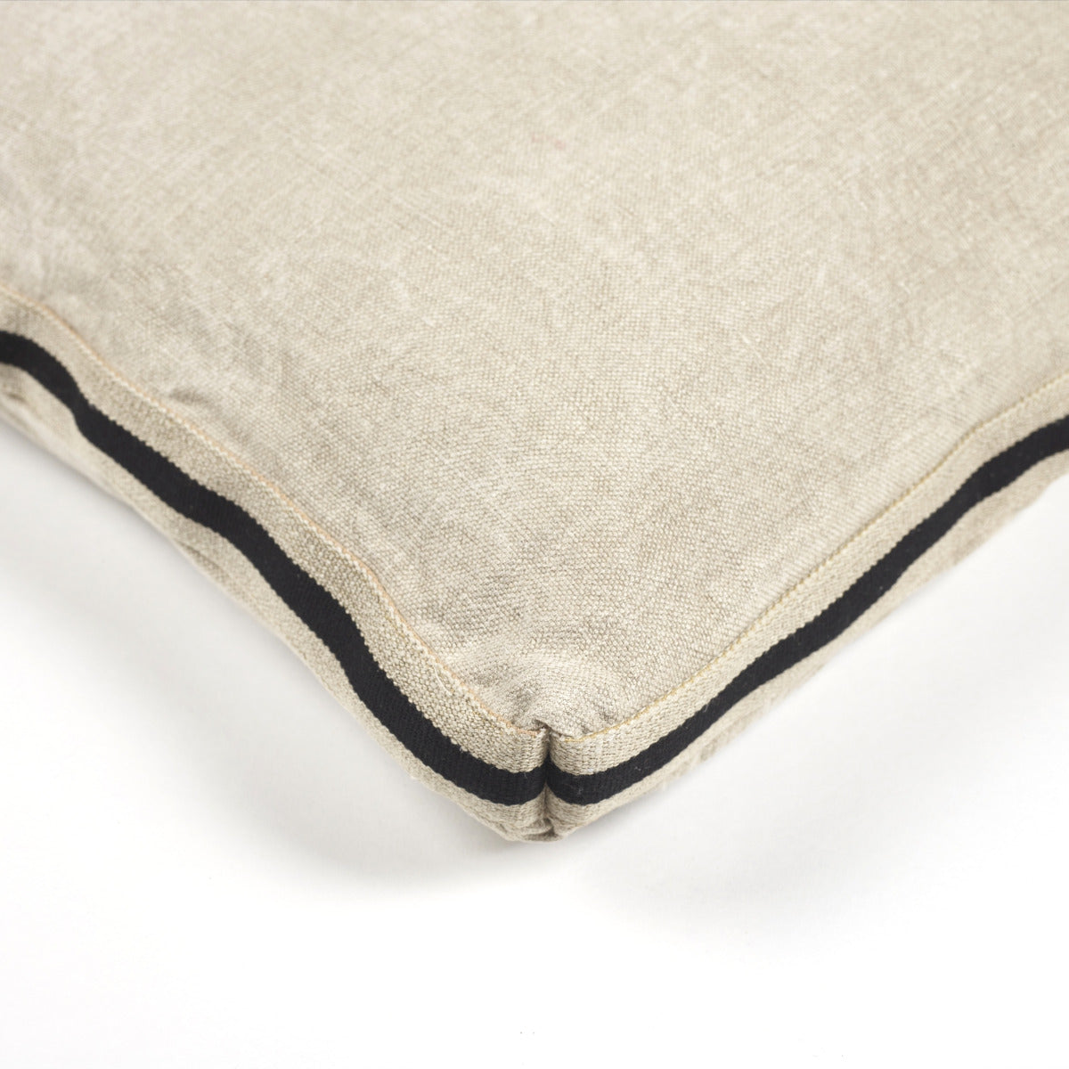 james floor cushion belgian linen by libeco on adorn.house