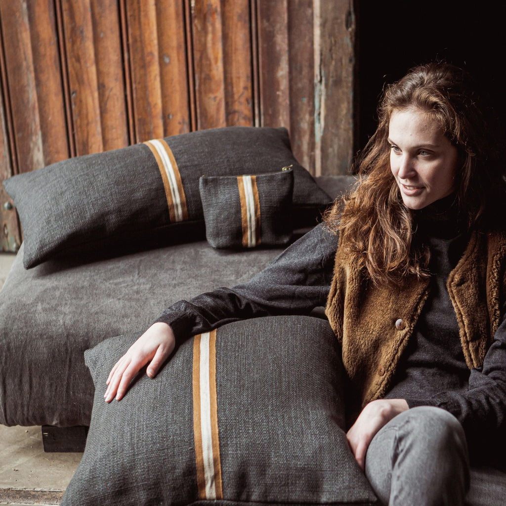 jasper pillow cover linen by libeco on adorn.house