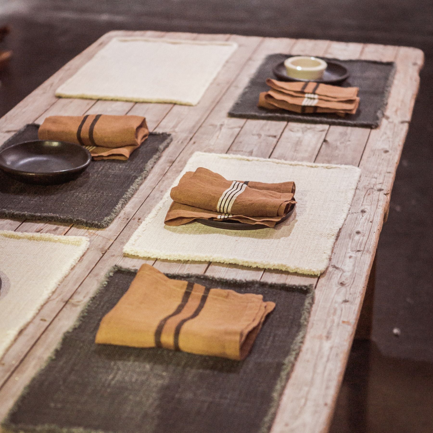 jasper place mat belgian linen by libeco on adorn.house