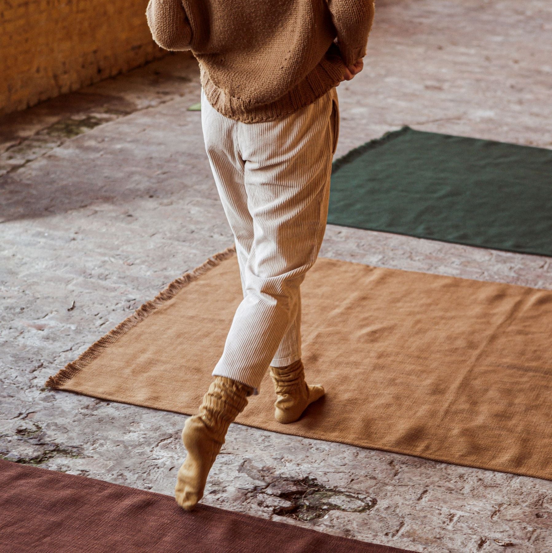 jasper rug linen by libeco on adorn.house