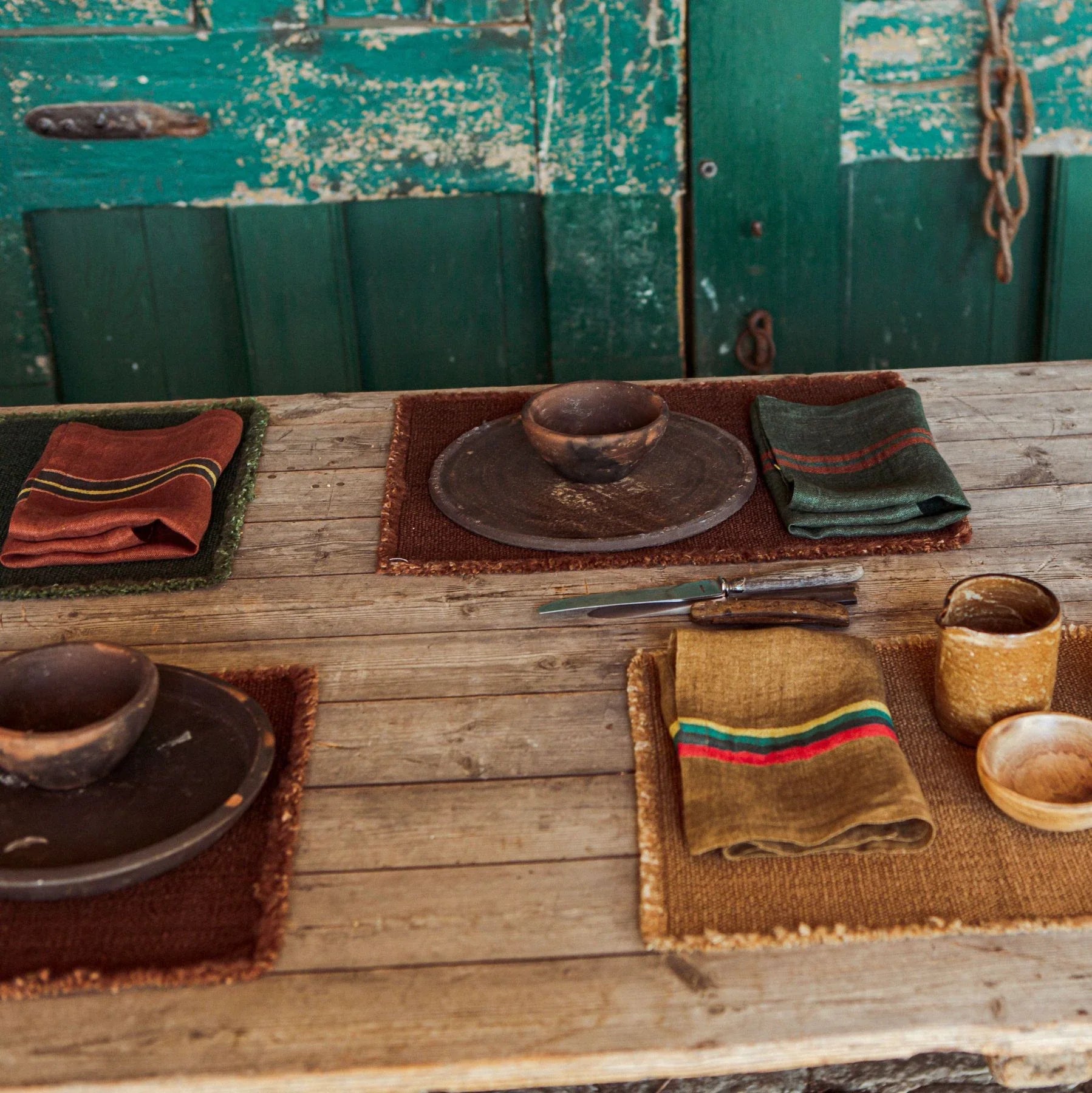 jasper place mat belgian linen by libeco on adorn.house