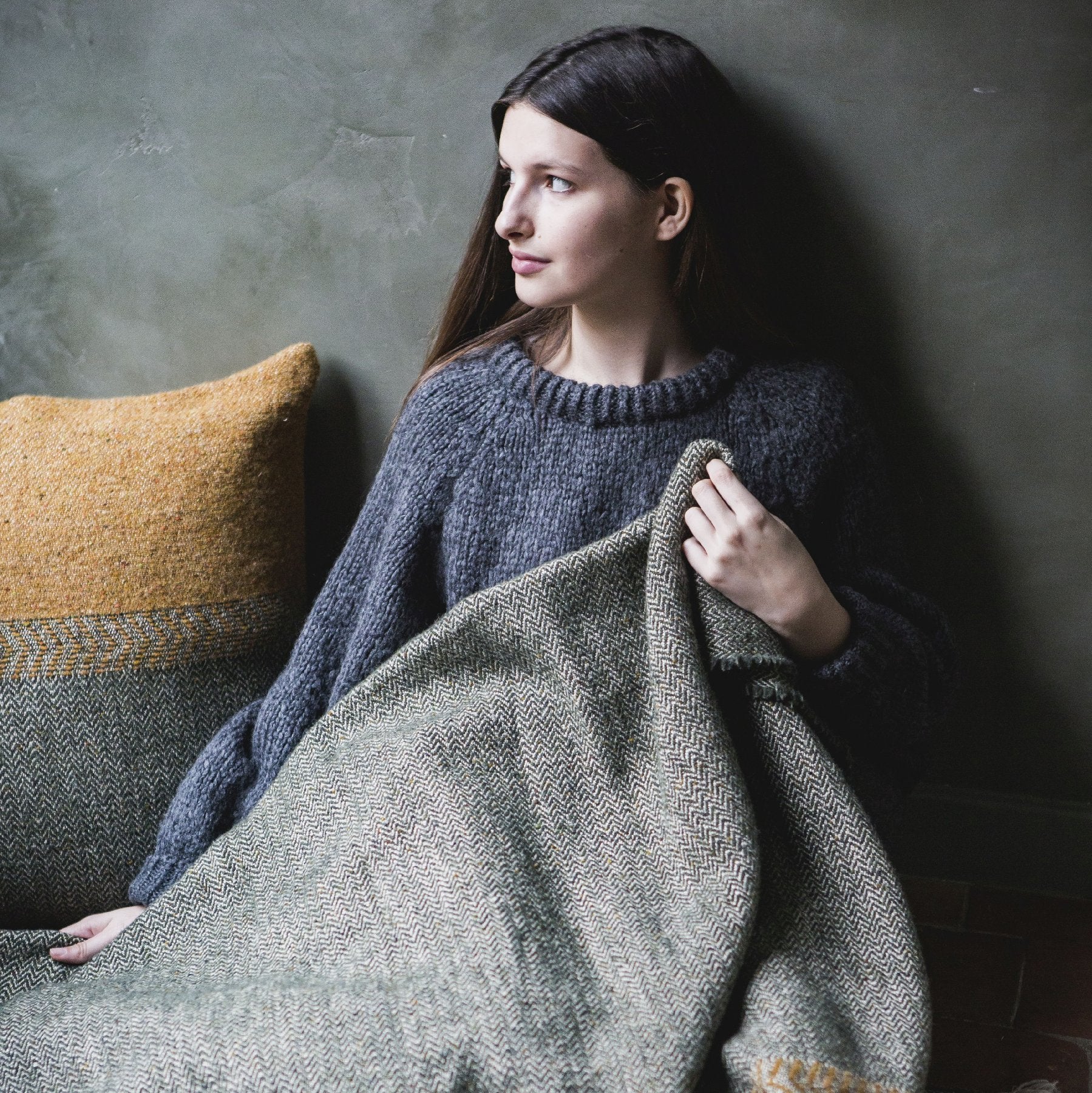 jules throw by Libeco at adorn.house