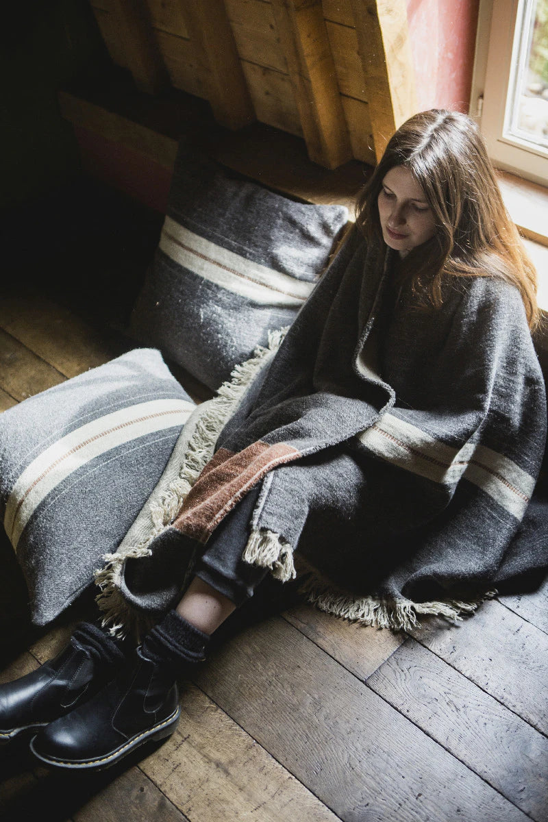 luc throw by Libeco at adorn.house 