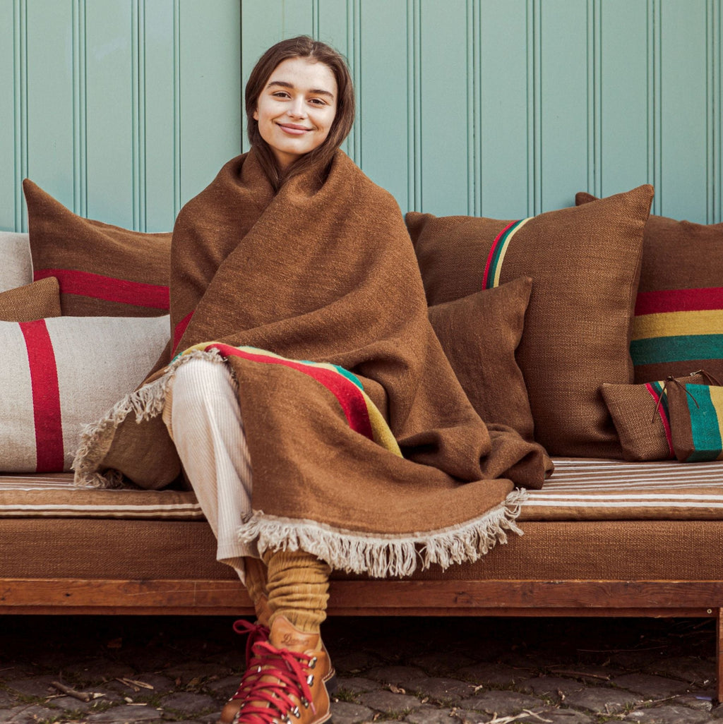 manitoba throw by Libeco at adorn.house