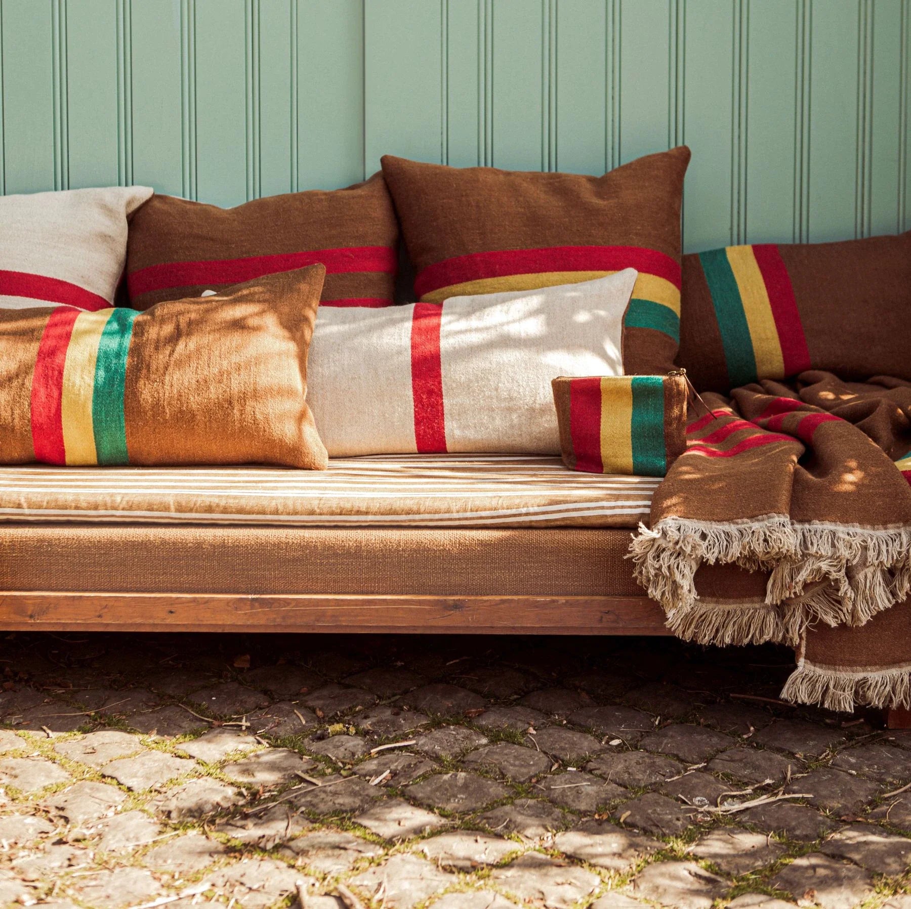 manitoba pillow cover linen wool by libeco on adorn.house