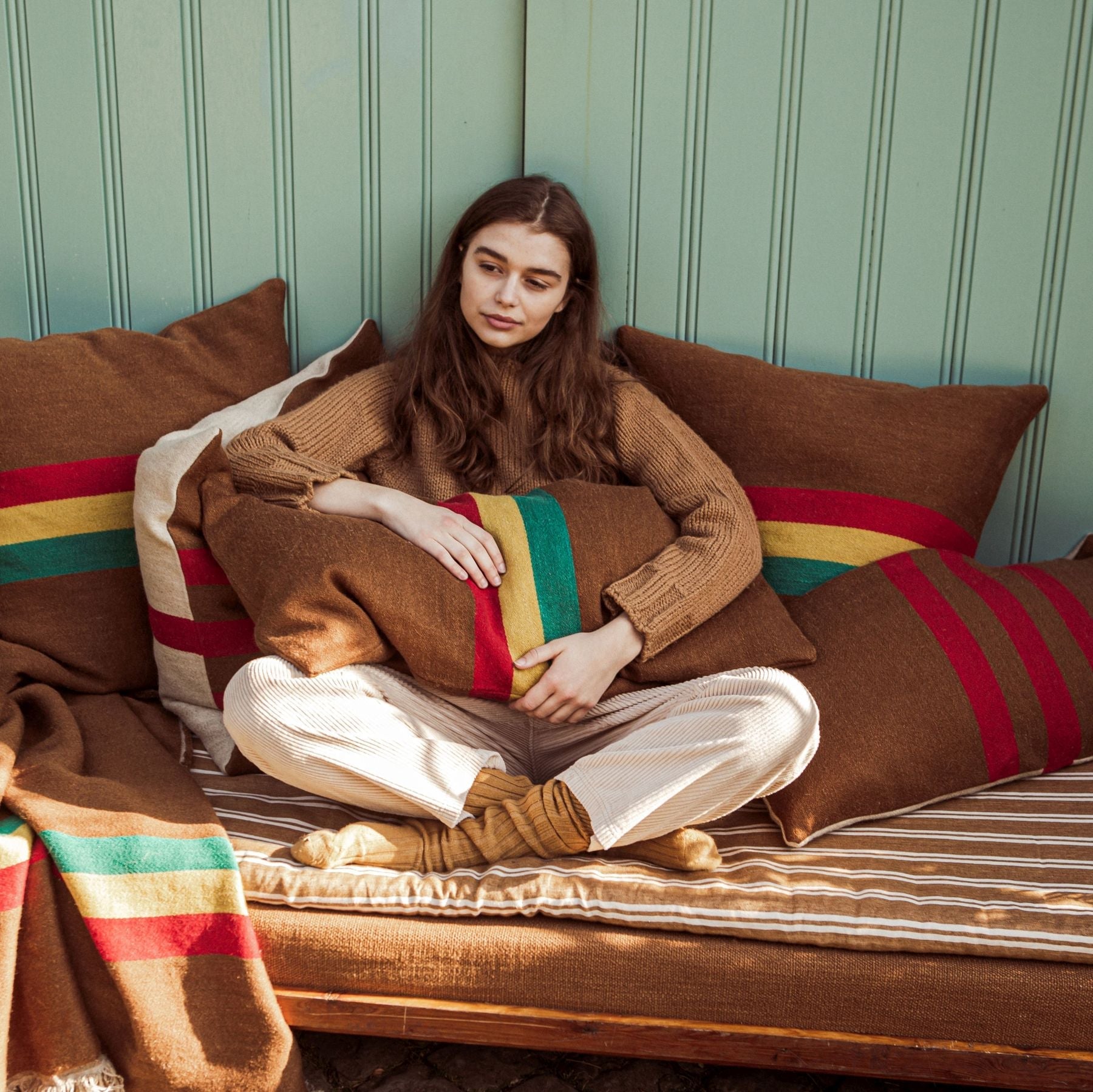 manitoba throw by Libeco at adorn.house