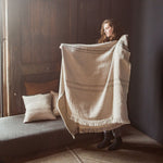 marrakesh throw blanket linen wool by libeco on adorn.house