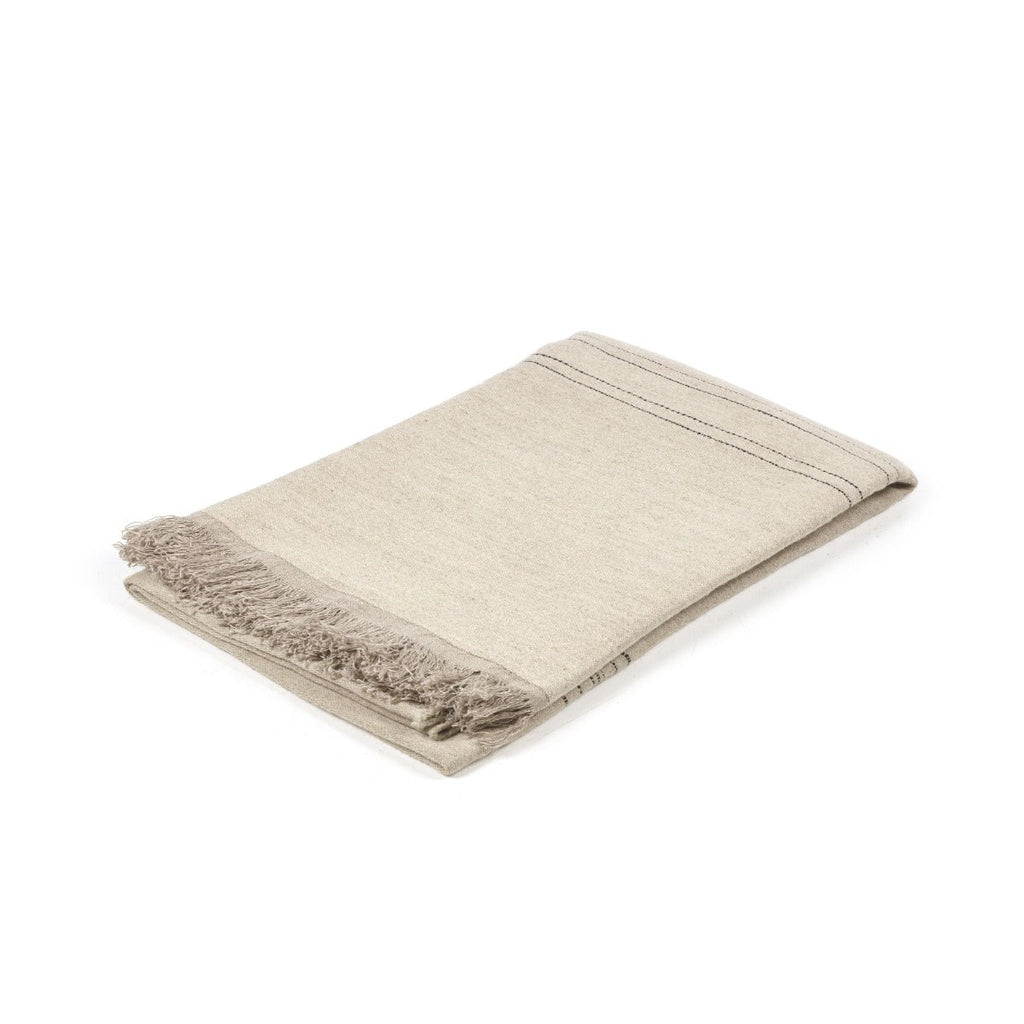 marrakesh throw blanket linen wool by libeco on adorn.house