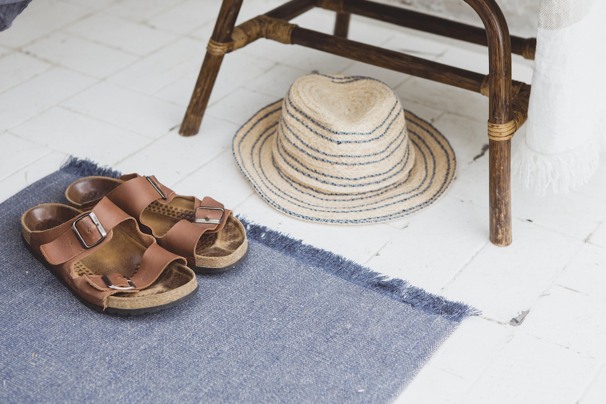 portobello road rug belgian linen by libeco on adorn.house