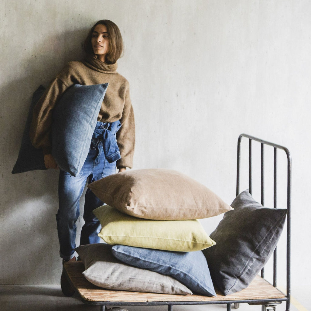 ré pillow cover linen pillow cover case and sham by libeco on adorn.house