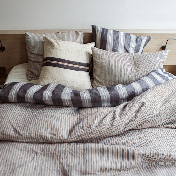 san gabriel stripe pillowcases & shames by libeco on adorn.house
