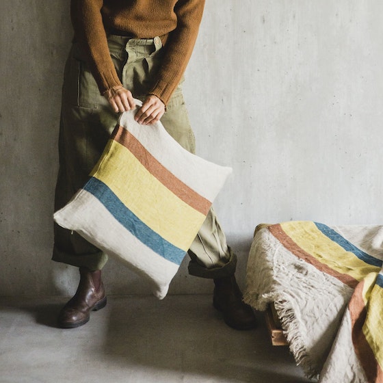 the belgian linen pillow cover by libeco on adorn.house