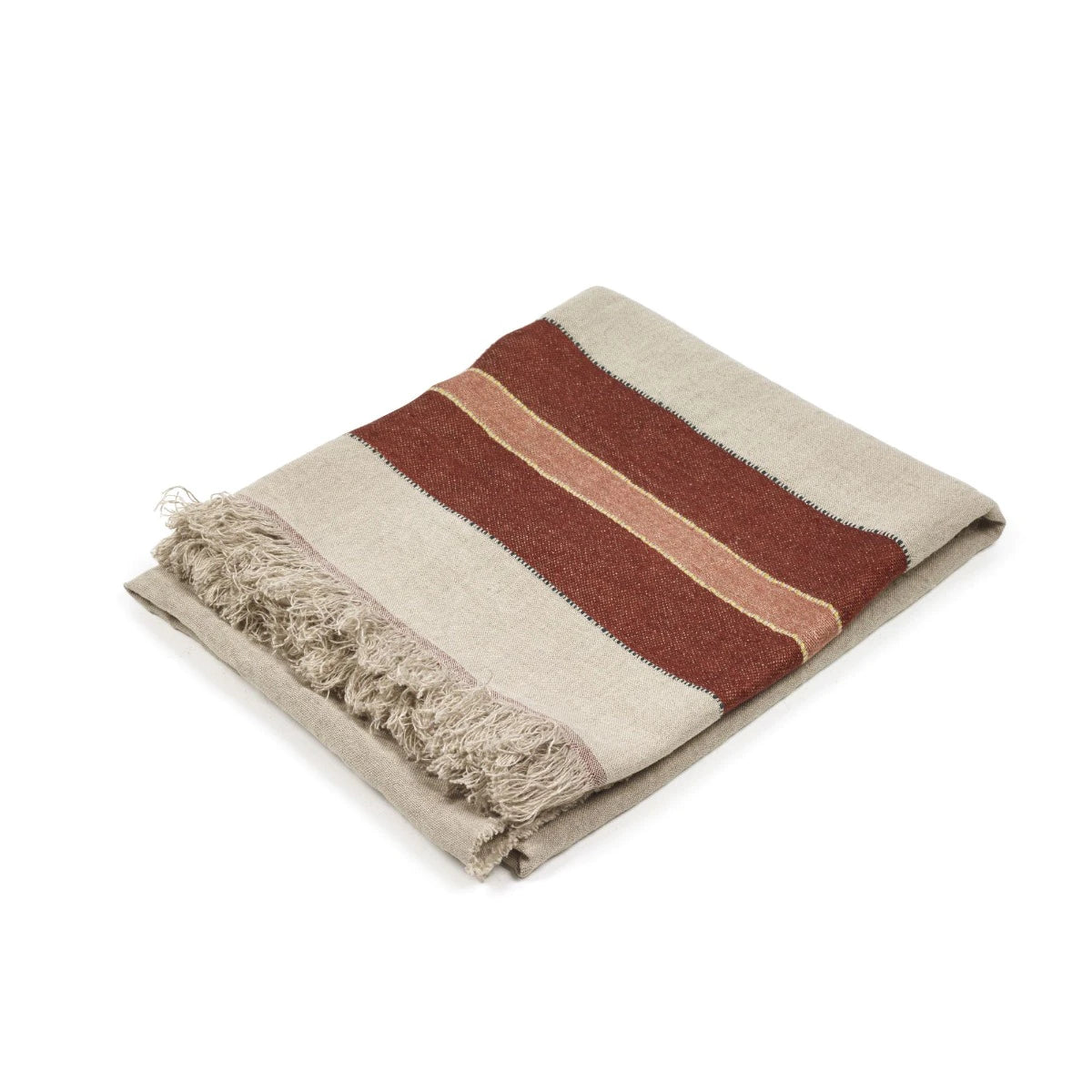 the belgian table throw belgian linen by Libeco at adorn.house