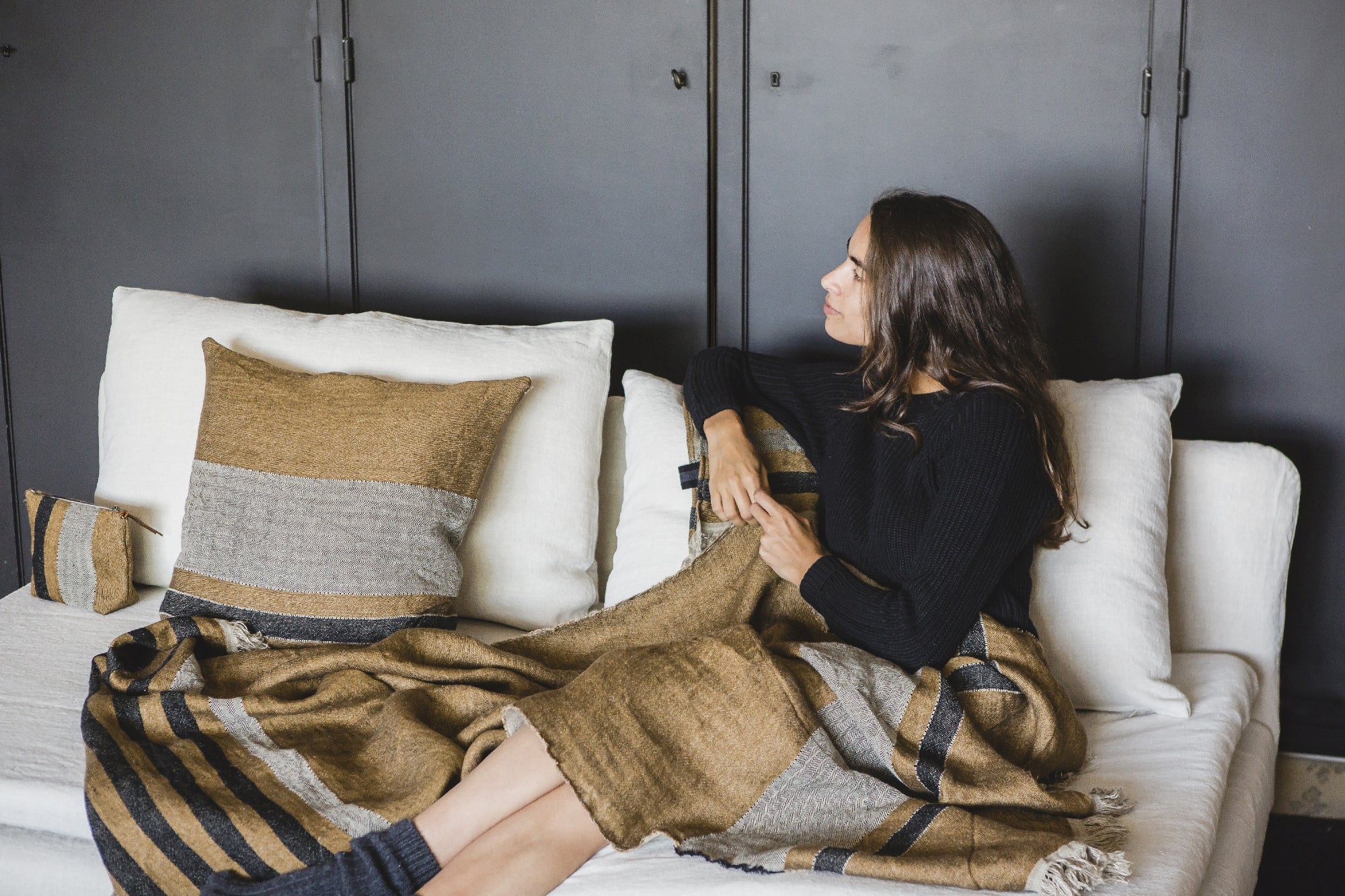 the belgian linen pillow cover by libeco on adorn.house