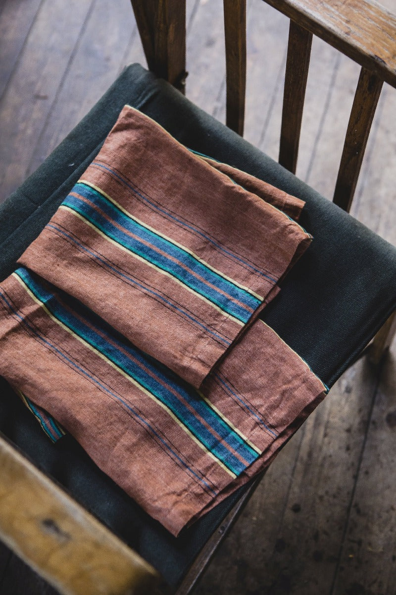 the ontario stripe tea towel belgian linen by libeco on adorn.house