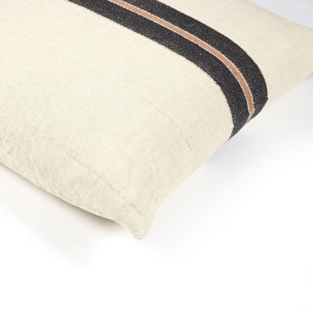 the patagonian stripe linen pillow cover by libeco on adorn.house