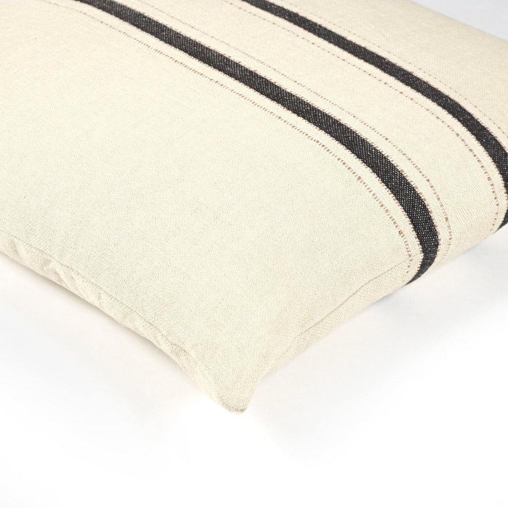 the patagonian stripe linen pillow cover by libeco on adorn.house