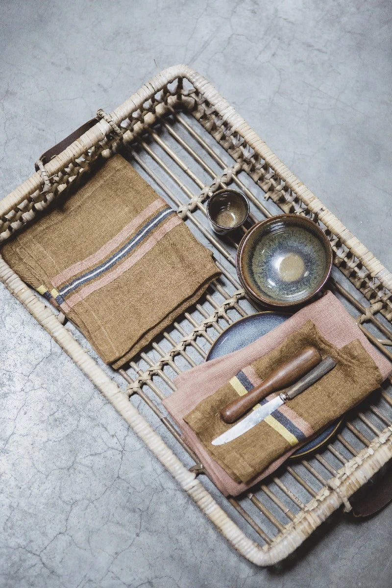 virginia napkin by Libeco at adorn.house 