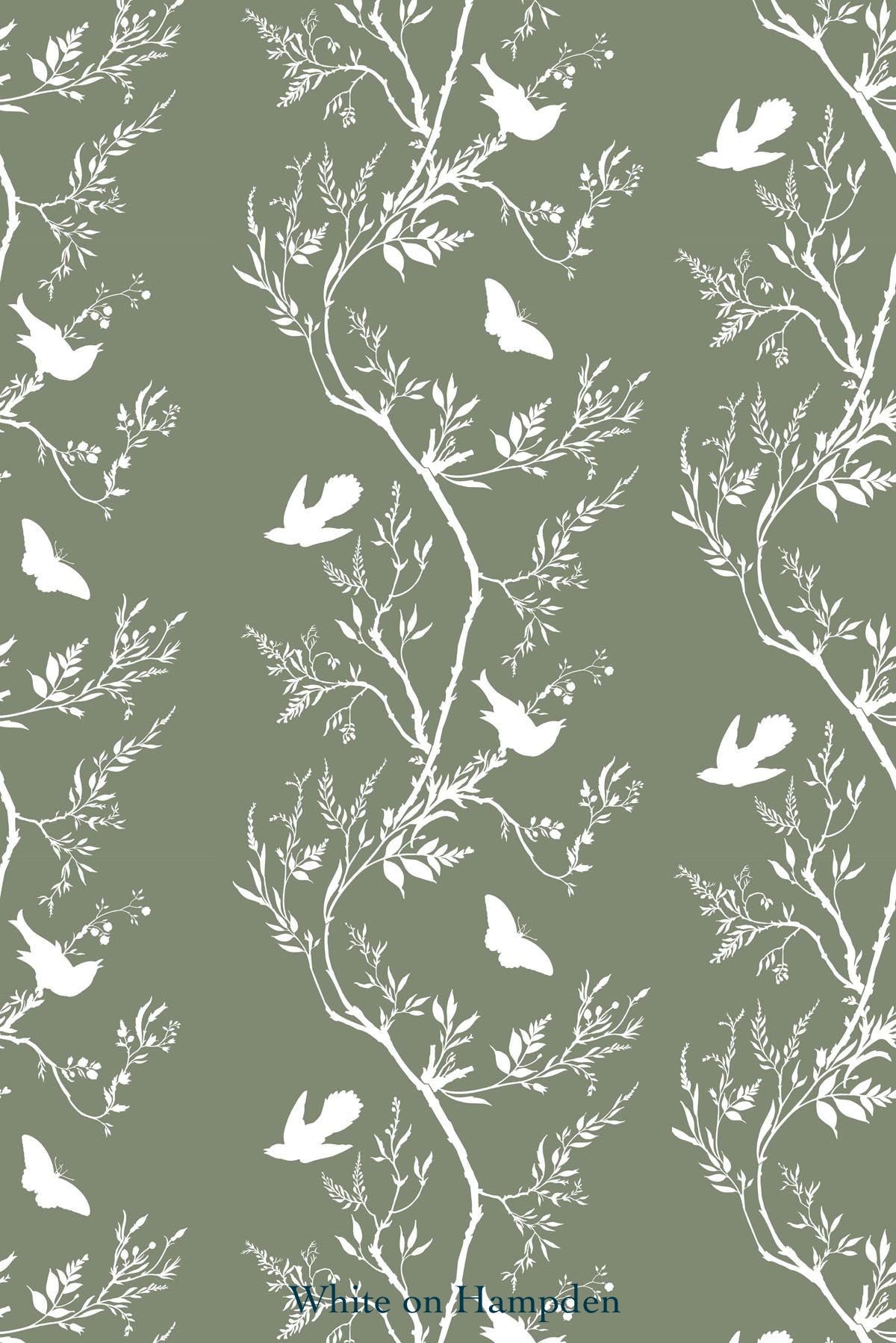 birdbranch stripe wallpaper by timorous beasties on adorn.house