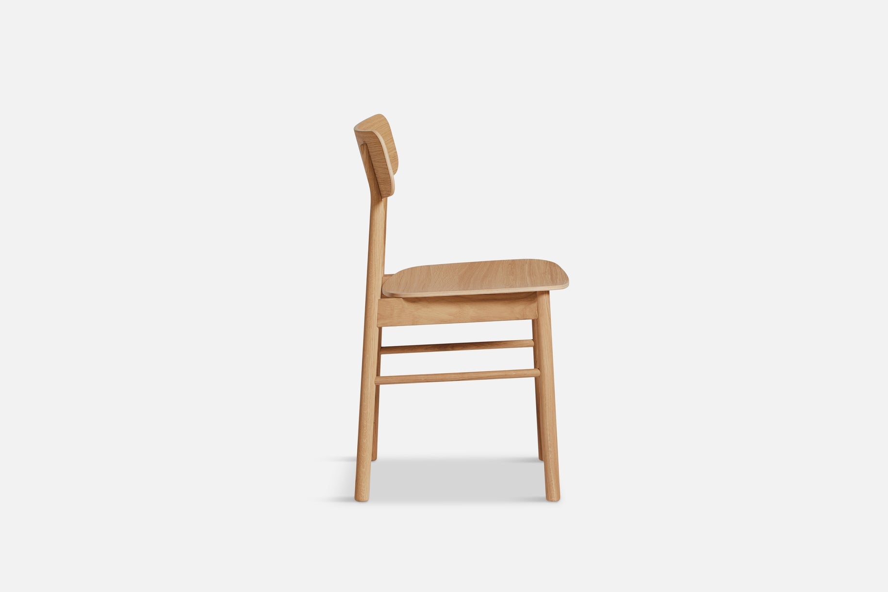 soma dining chair oiled oak by woud at adorn.house