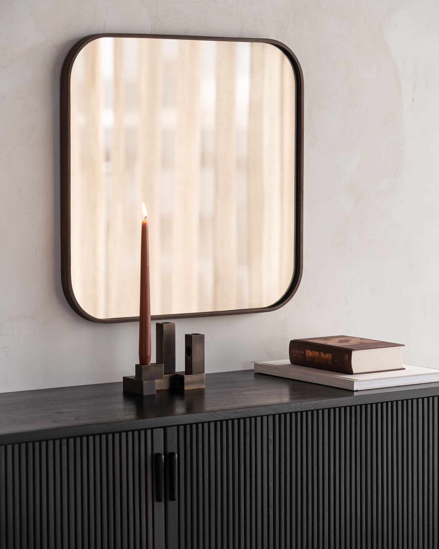 camber wall mirror by ethnicraft at adorn.house