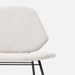 lean lounge chair ivory by woud at adorn.house