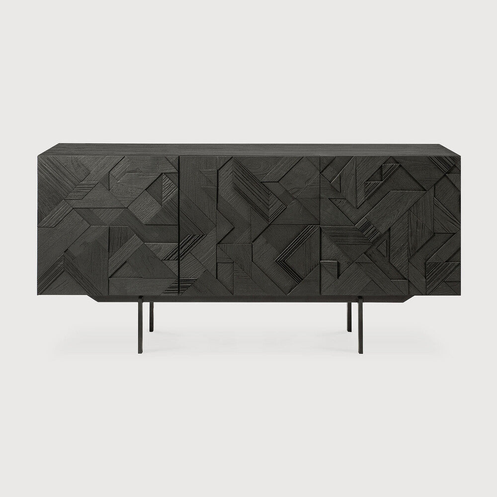 graphic sideboard by ethnicraft at adorn.house