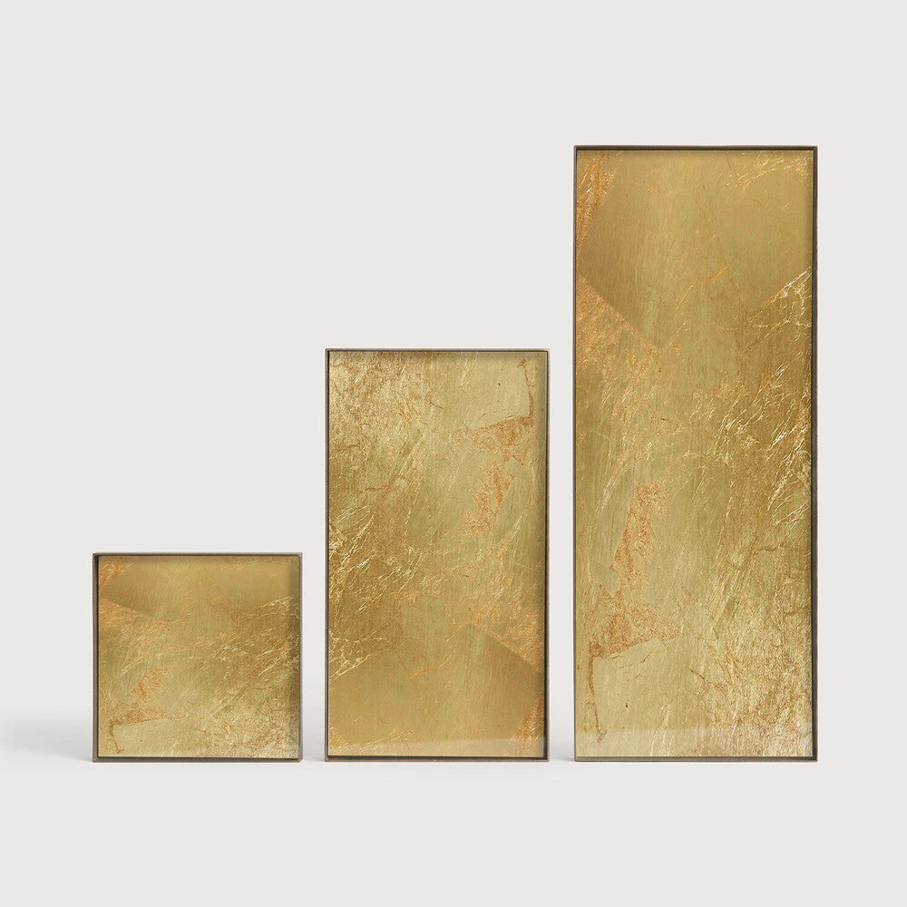 gold leaf valet tray by ethnicraft at adorn.house