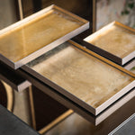 gold leaf valet tray by ethnicraft at adorn.house