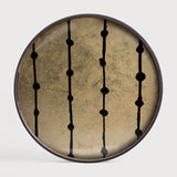 gold leaf dots glass tray by ethnicraft at adorn.house