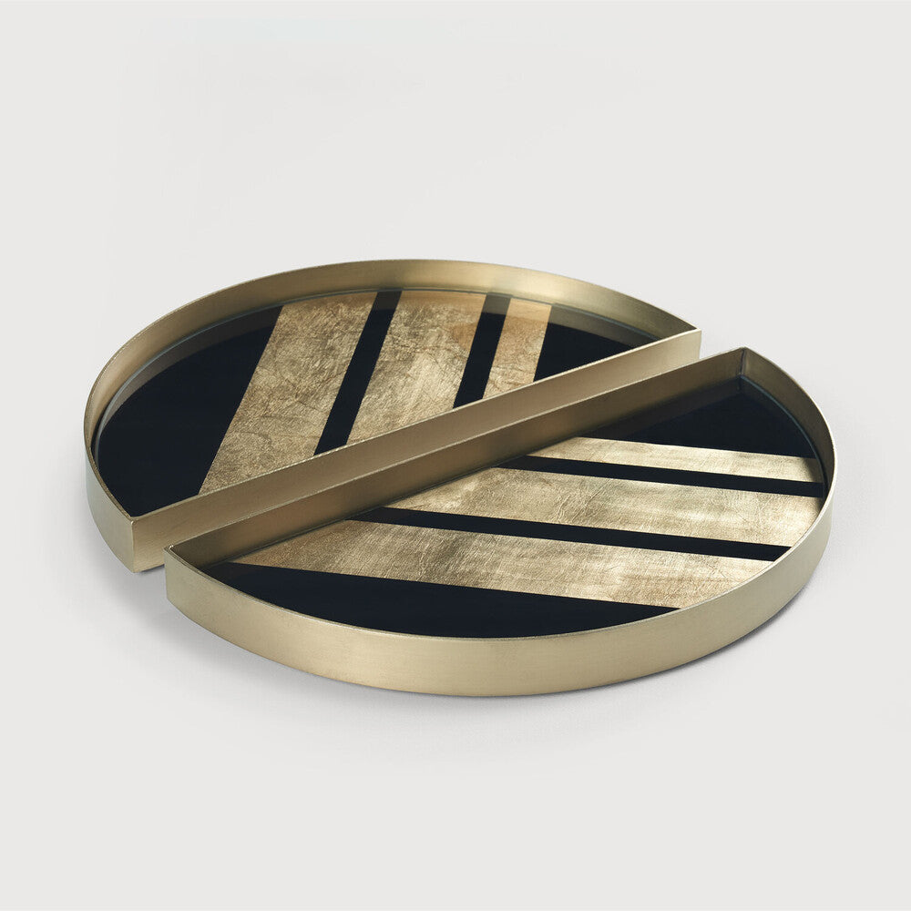 chevron valet tray set by ethnicraft at adorn.house