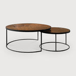 nesting coffee table set by ethnicraft at adorn.house